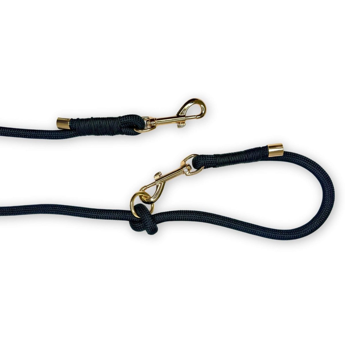6ft Rope Lead - Black - The Bark Market