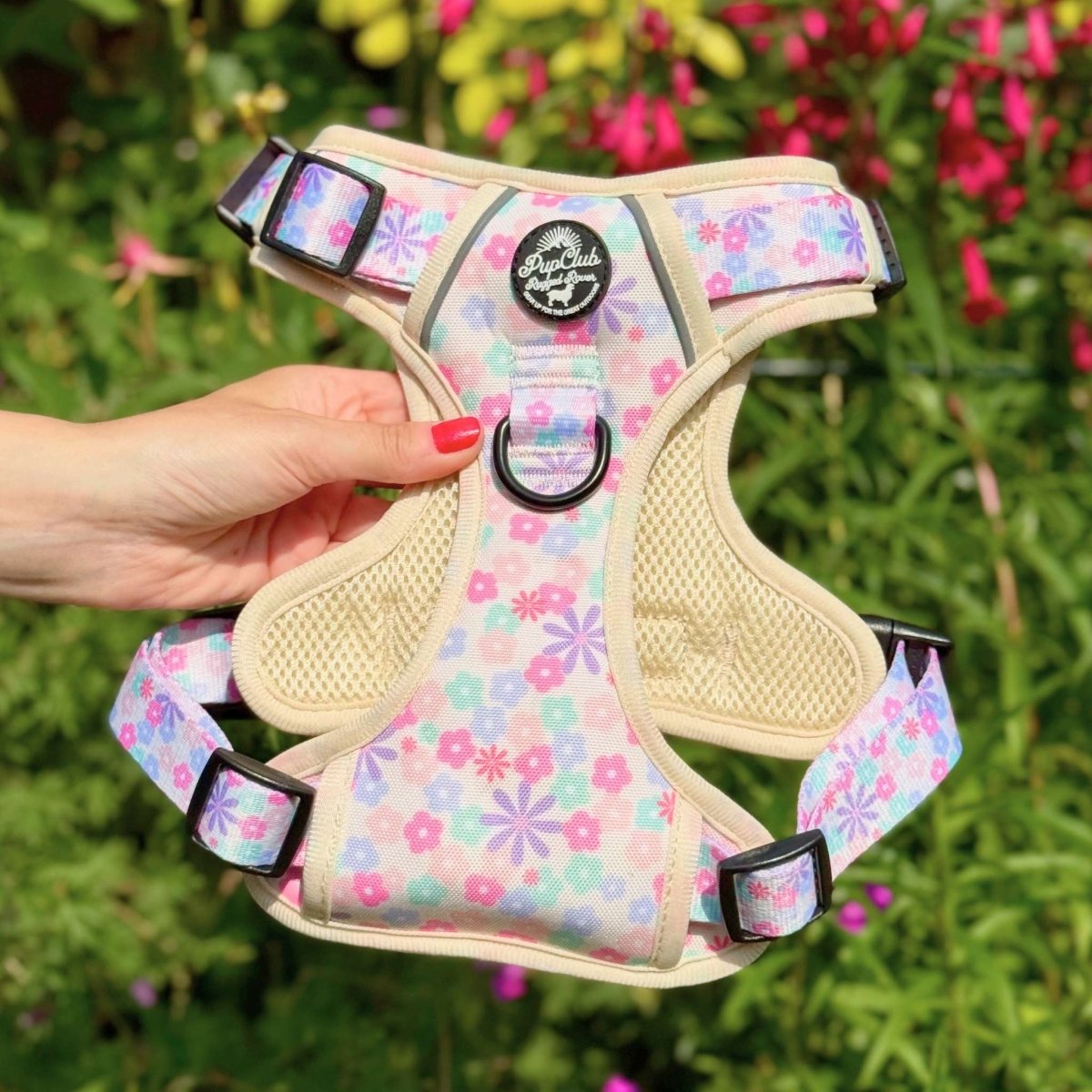 Rugged Rover™ Harness - Pretty Petals - The Bark Market