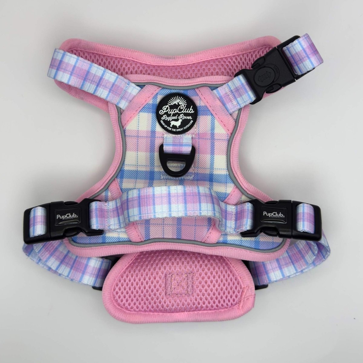 Rugged Rover™ Harness - Pink Tartan - The Bark Market