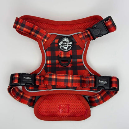 Rugged Rover™ Harness - Red Tartan - The Bark Market