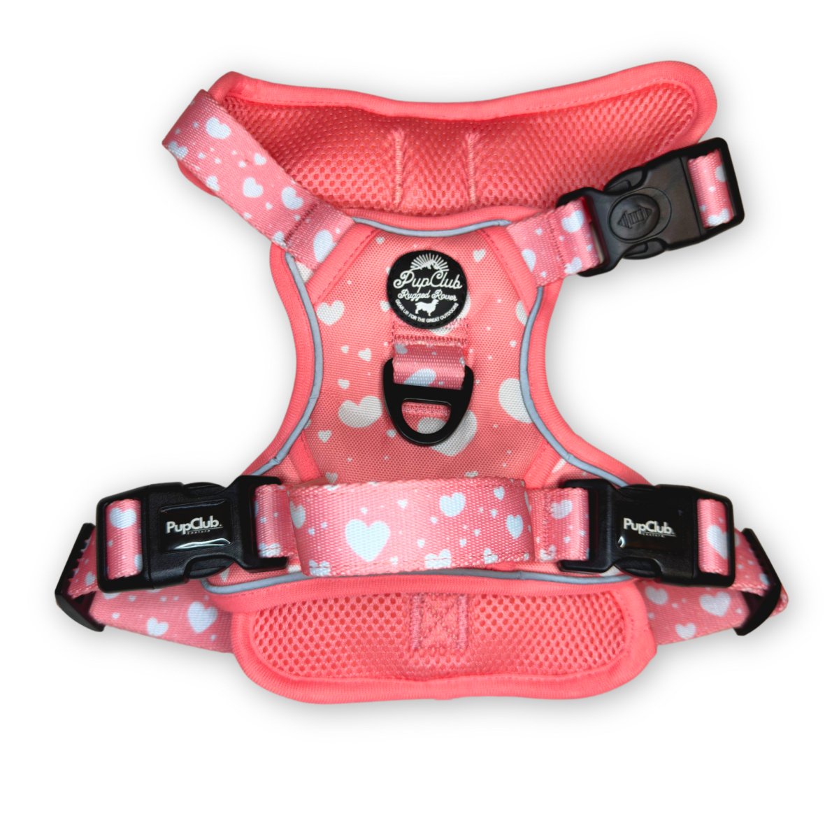 Rugged Rover™ Harness - Peachy Hearts - The Bark Market