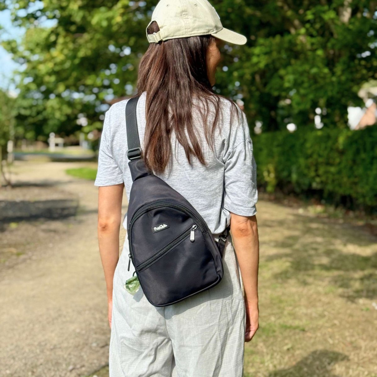 Dog Walking Sling Backpack - Black - The Bark Market