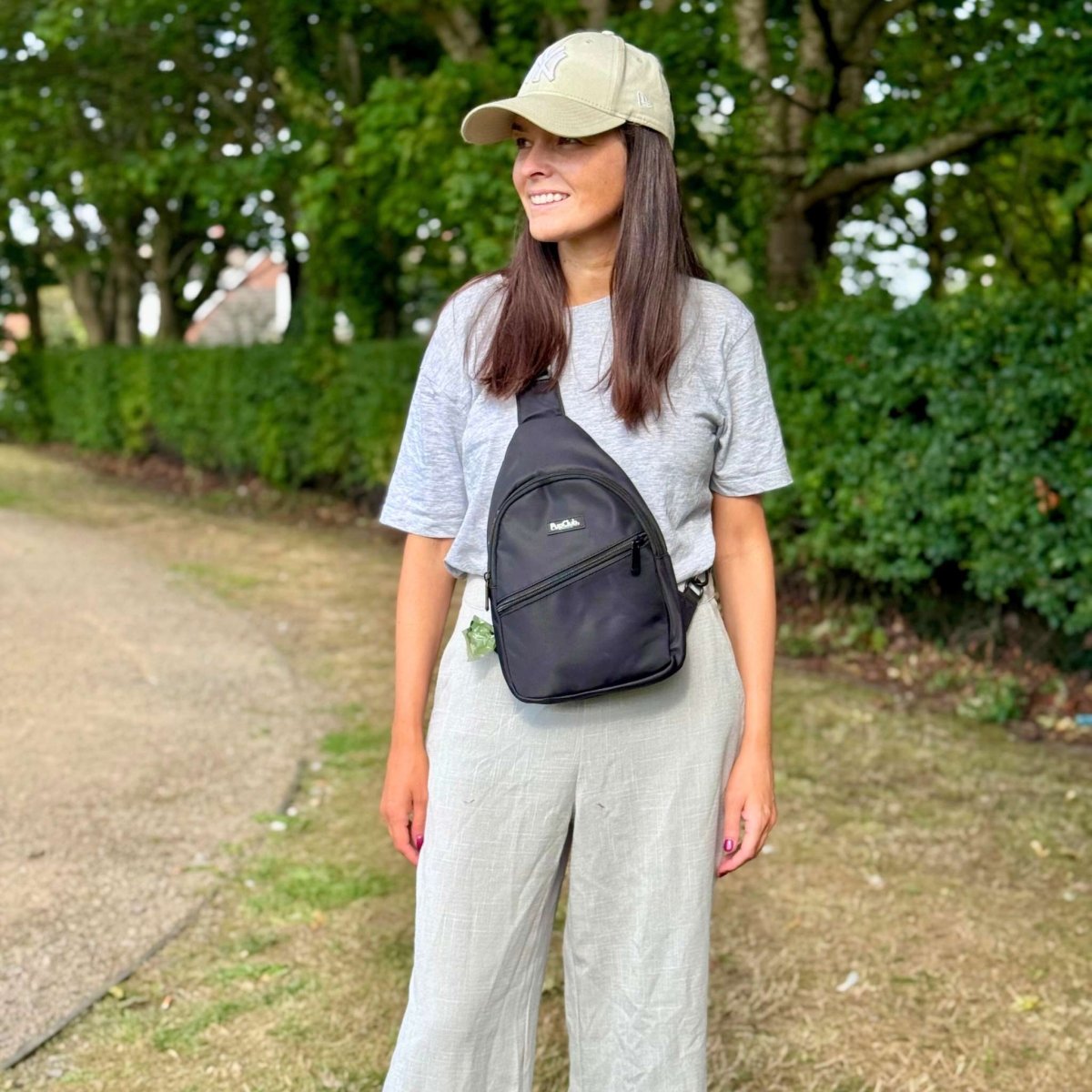 Dog Walking Sling Backpack - Black - The Bark Market