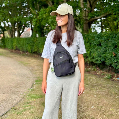 Dog Walking Sling Backpack - Black - The Bark Market