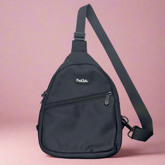 Dog Walking Sling Backpack - Black - The Bark Market