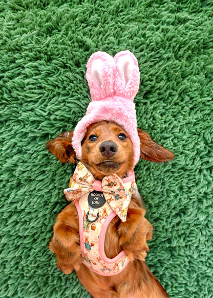 Bunny Tales - Pink, Dog Harness (XXS-XS) - The Bark Market