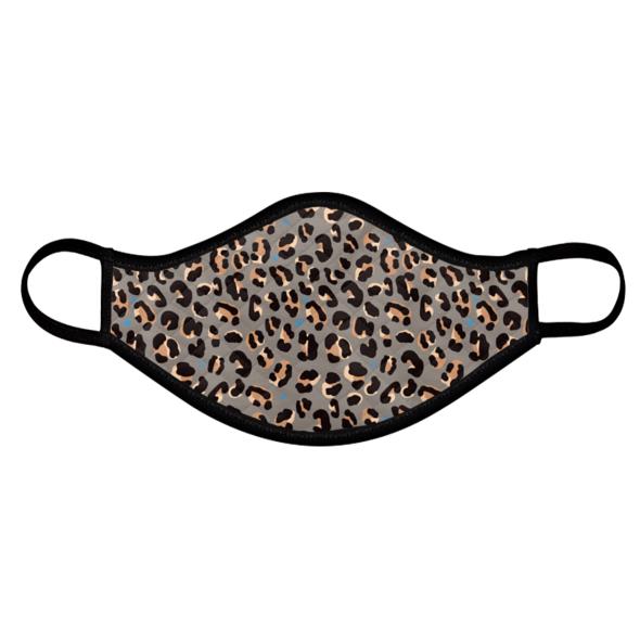 'Steel Leopard' - Khaki/Grey Dog Collar - The Bark Market